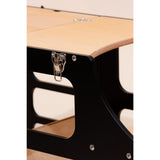 Duck Woodworks Foldable Kitchen Tower Black