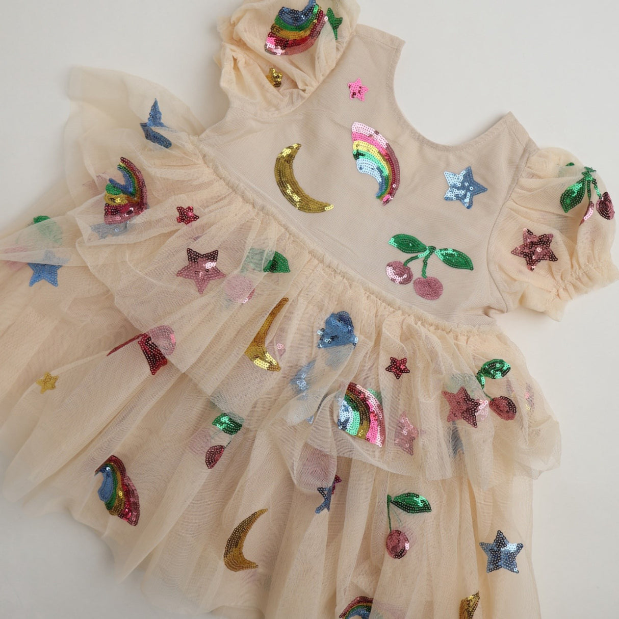 Konges Sløjd Rainbow Twinkle Yvonne Puff Klänning