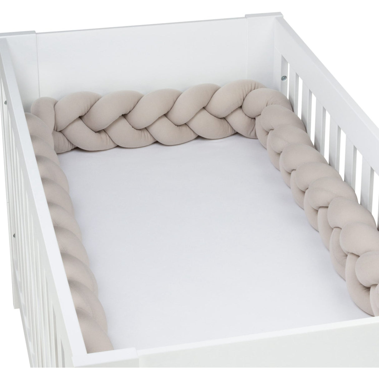 babybay® Beige Nest Snake Jersey Flätad 280 Cm
