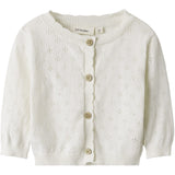 Lil'Atelier Coconut Milk Gliva Ivo Stickad Cardigan