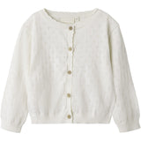 Lil'Atelier Coconut Milk Gliva Ivo Stickad Cardigan