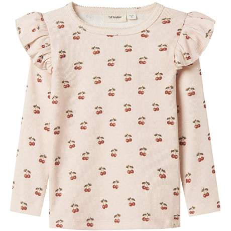 Lil'Atelier Silver Peony Lavo Eve Slim Blus