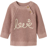 Lil'Atelier Misty Rose Emlen Emb Stickad