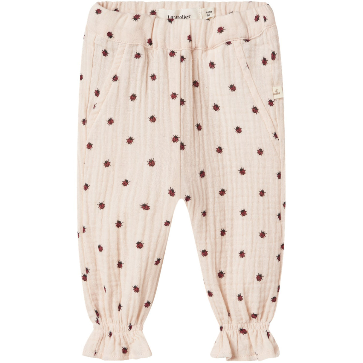 Lil'Atelier Silver Peony Lilia Loose Byxor