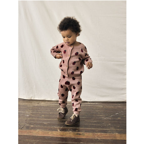 Lil'Atelier Misty Rose Lulio Stickad Byxor