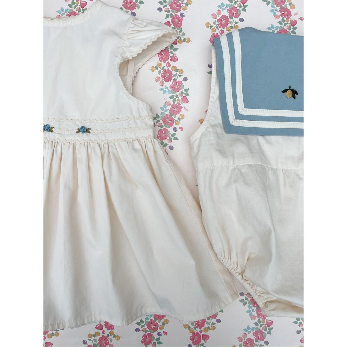 Konges Sløjd Eggnog Celebration Aaliyah Baby Set GOTS