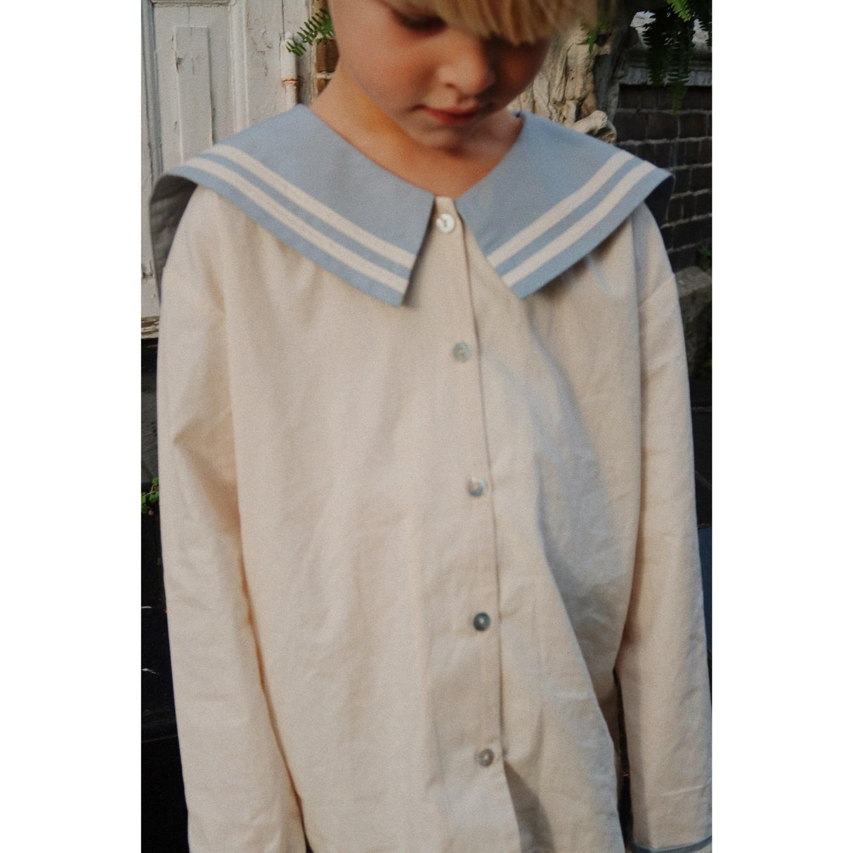 Konges Sløjd Ashley Blue Celebration Sailor Skjorta GOTS