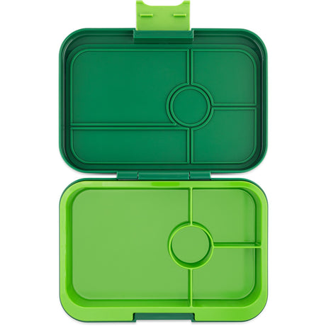 Yumbox Palm Green / Solid Lime Tray Leakproof Tapas XL 4 Bento Lunch Box