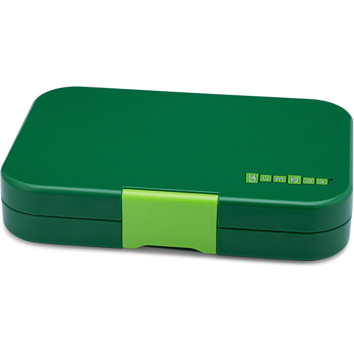 Yumbox Palm Green / Solid Lime Tray Leakproof Tapas XL 4 Bento Lunch Box