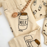 THE NEW Siblings White Swan AOP Nilos Sweatpants