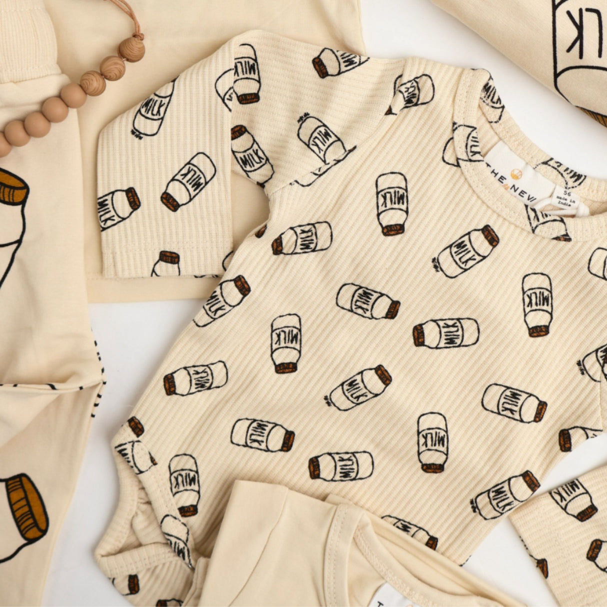 THE NEW Siblings White Swan AOP Nigel Rib Body