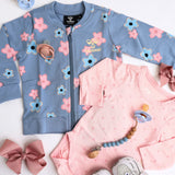 Hummel Faded Denim Rinna Zip Cardigan