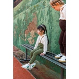 Silly Silas Chocolate Brown Striped Footless Strumpbyxar