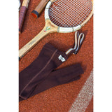 Silly Silas Chocolate Brown Striped Footless Strumpbyxar