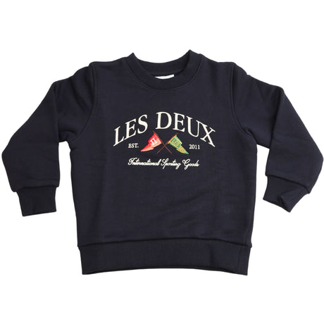 Les Deux Kids Black Ivy League Sweatshirt