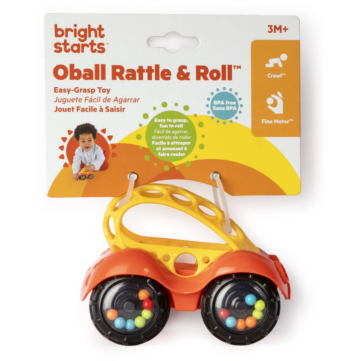 Bright Starts Red Leksak Bil Skallra & Roll Buggie™