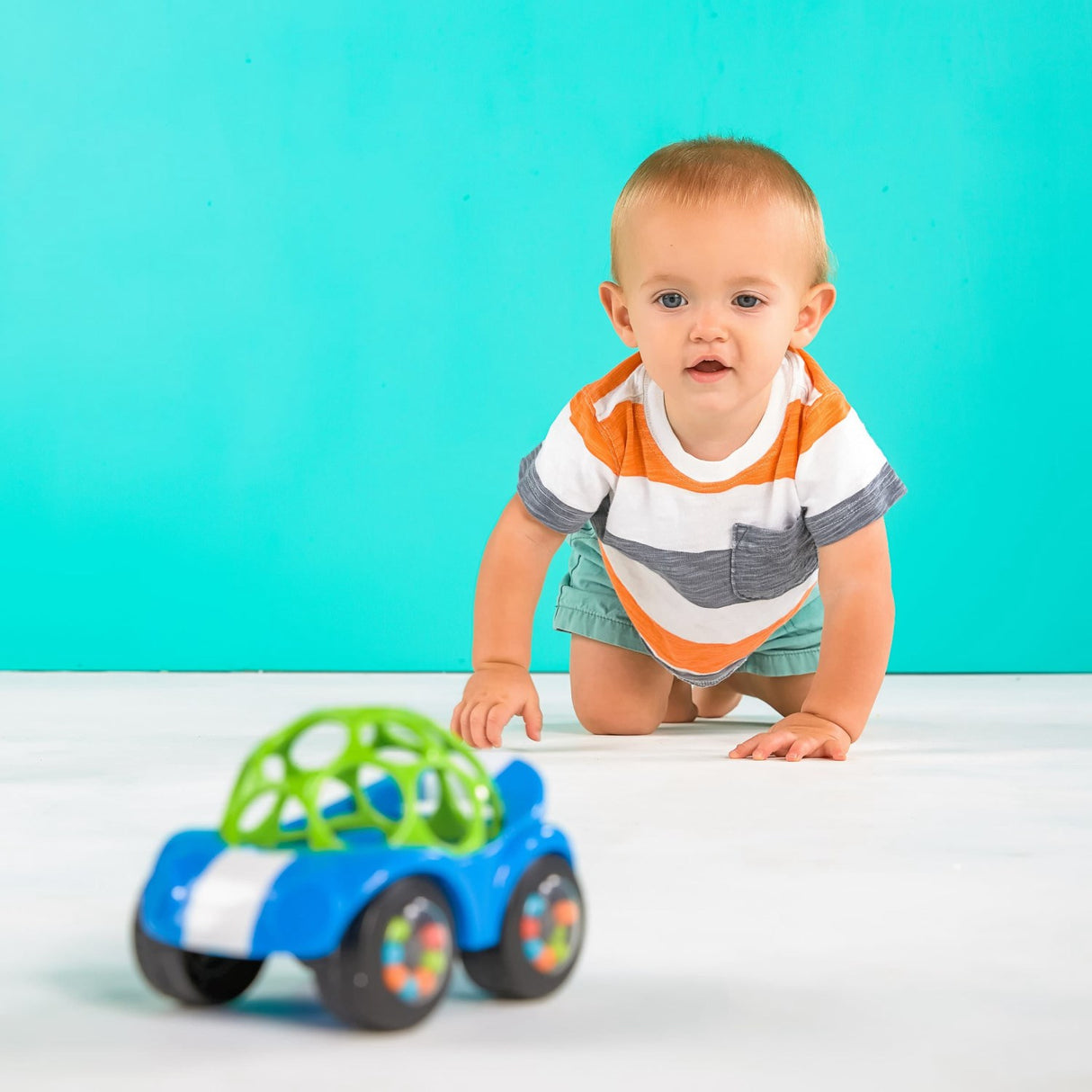 Bright Starts Blue Leksak Bil Skallra & Roll Buggie™