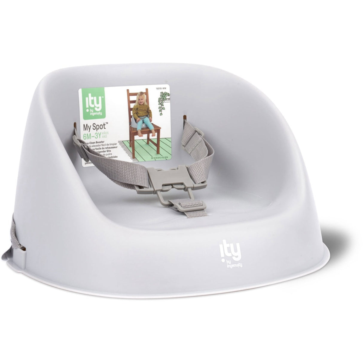 Ingenuity Grey My Spot™ Easy-Clean Booster