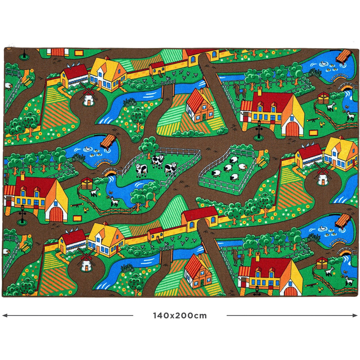 Rebel Roads Farm Life Matta - 140 X 200 Cm
