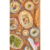 Rice Nathalie Lété Theme Bordeaux Melamine Vintage Middagstallerken