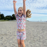 Petit Crabe Poppy & Daisy P Alexa Badshorts - Tillverkade av© Liberty Tyg