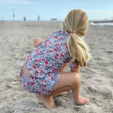 Petit Crabe Poppy & Daisy P Alexa Badshorts - Tillverkade av© Liberty Tyg