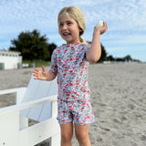 Petit Crabe Poppy & Daisy P Alexa Badshorts - Tillverkade av© Liberty Tyg