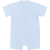 THE NEW Siblings X Luksusbaby Blue Fog Striped Ojo Byxdress