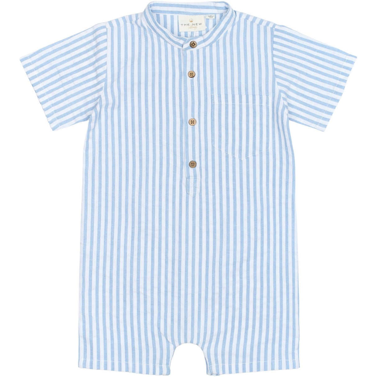 THE NEW Siblings X Luksusbaby Blue Fog Striped Ojo Byxdress