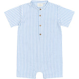 THE NEW Siblings X Luksusbaby Blue Fog Striped Ojo Byxdress