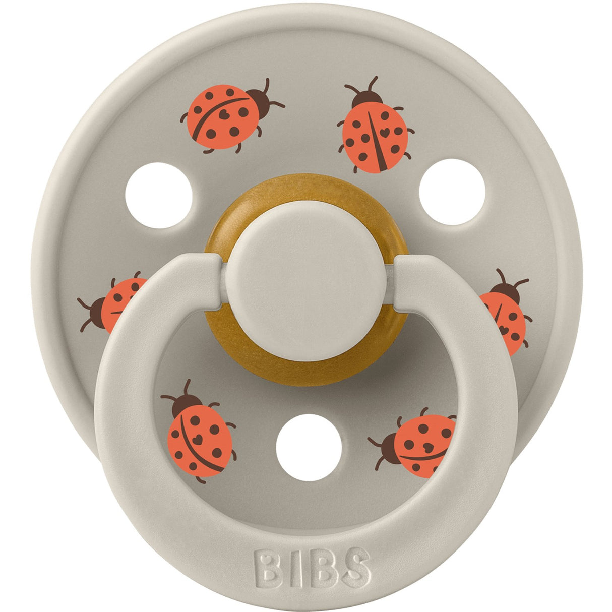 Bibs Sand Napp Studio Colour Ladybug Friends Latex