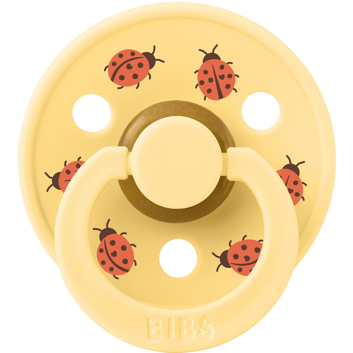 Bibs Pale Butter Napp Studio Colour Ladybug Friends Latex