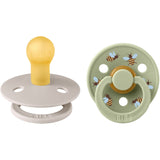 Bibs Mushroom Mix Napp Studio Colour Bumblebee Latex 2-Pack