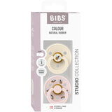 Bibs Ivory Mix Napp Studio Colour Bumblebee Latex 2-Pack