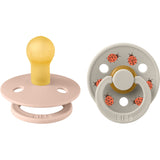 Bibs Blush Mix Napp Studio Colour Ladybug Latex 2-Pack