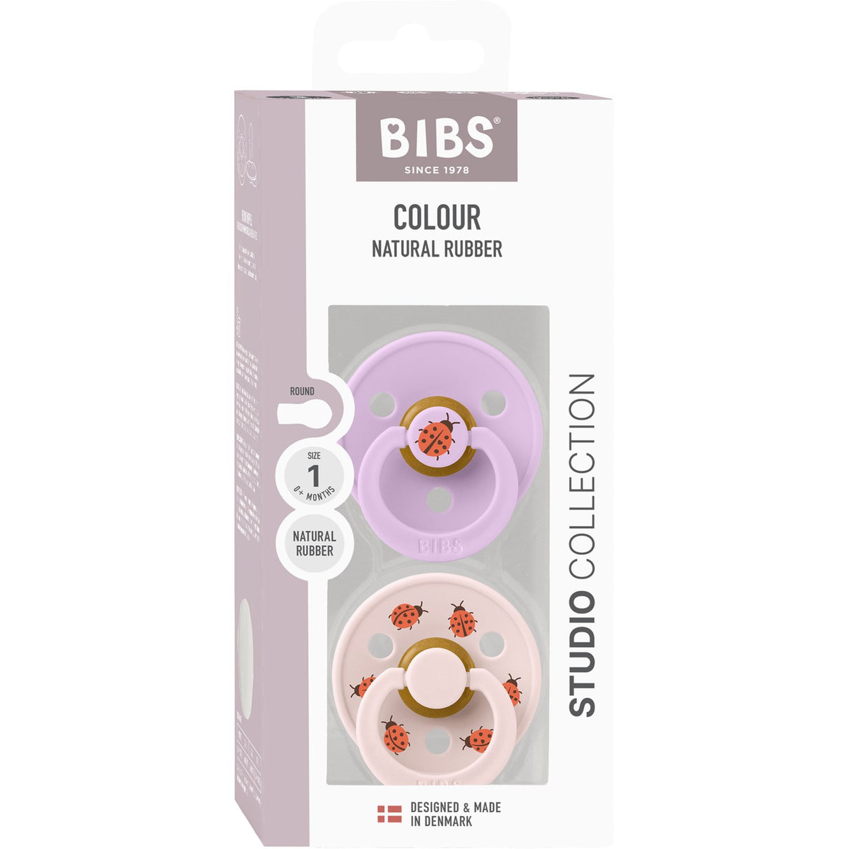 Bibs Sky Mix Napp Studio Colour Ladybug Latex 2-Pack