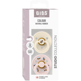 Bibs Ivory Mix Napp Studio Colour Bumblebee Latex 2-Pack