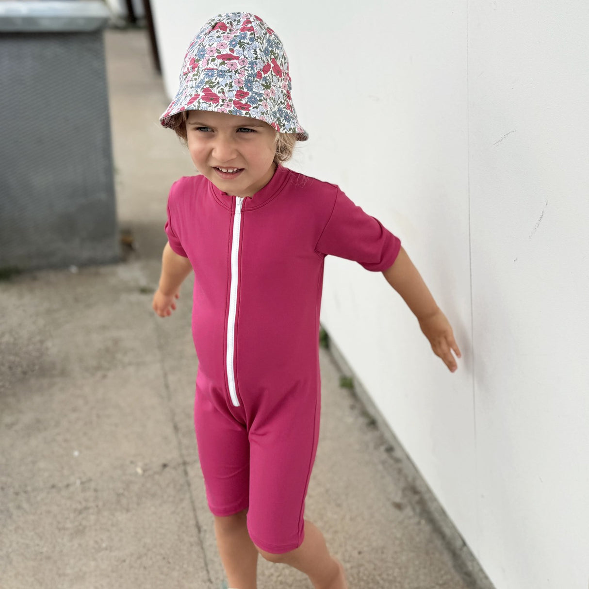 Petit Crabe Mulberry Noe Rabbit Sunsuit S/S