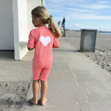 Petit Crabe Tropicana Noe Heart Sunsuit S/S