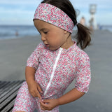 Petit Crabe Wiltshire Bud Natsu Sunsuit S/S - Made Med Liberty© Tyg