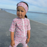 Petit Crabe Wiltshire Bud Natsu Sunsuit S/S - Made Med Liberty© Tyg