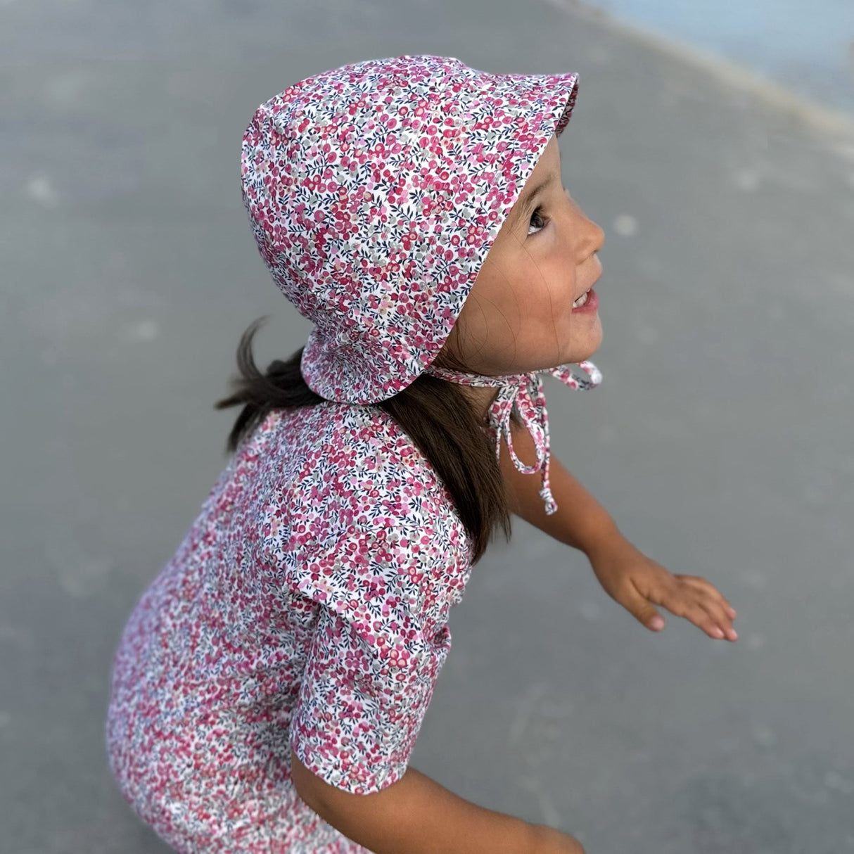 Petit Crabe Wiltshire Bud Natsu Sunsuit S/S - Made Med Liberty© Tyg