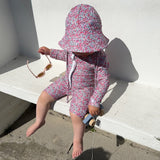 Petit Crabe Wiltshire Bud Combi Sunsuit - Made Med Liberty© Tyg