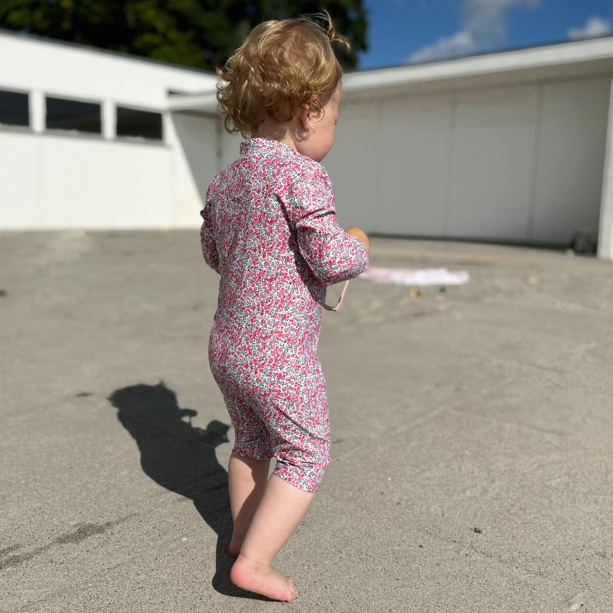 Petit Crabe Wiltshire Bud Combi Sunsuit - Made Med Liberty© Tyg