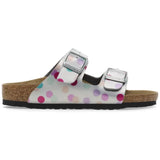 Birkenstock Arizona Kids BF Elec. Metal. Silver Dots