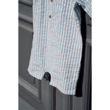 THE NEW Siblings X Luksusbaby Blue Fog Striped Ojo Byxdress