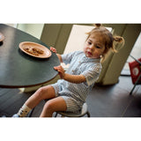 THE NEW Siblings X Luksusbaby Blue Fog Striped Ojo Byxdress