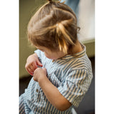 THE NEW Siblings X Luksusbaby Blue Fog Striped Ojo Byxdress