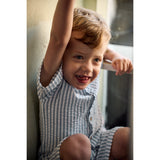 THE NEW Siblings X Luksusbaby Blue Fog Striped Ojo Skjorta