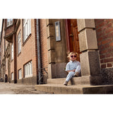 THE NEW Siblings X Luksusbaby Blue Fog Striped Ojo Skjorta